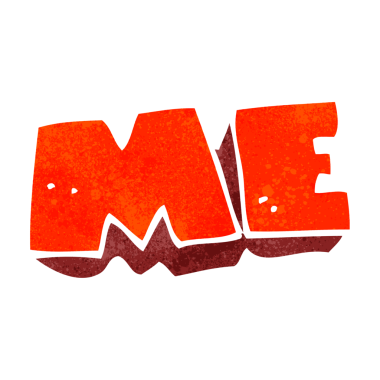 Bir insan tarafından çizilmiş freehand retro karikatür