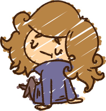 Bir insan tarafından çizilen Mutlu Kadın Tebeşiri