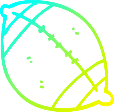 Bir insan tarafından çizilmiş soğuk gradyan çizgi çizimi.