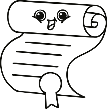 Bir insan tarafından çizilen sözleşmenin çizgi çizimi