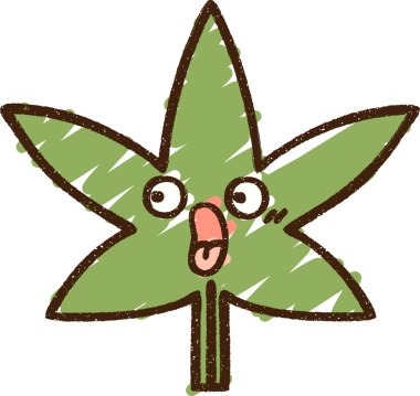 Bir insan tarafından çizilmiş Kenevir Yaprağı Tebeşiri