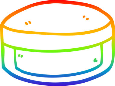 Bir insan tarafından çizilmiş karikatür güzellik losyonu küvetinin çizimi.