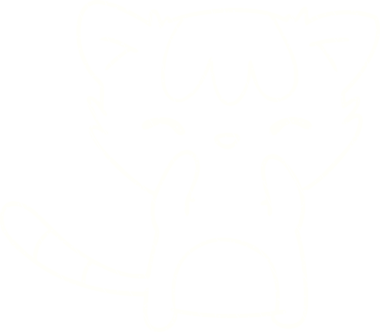 Bir insan tarafından çizilmiş şirin kedi tebeşiri.