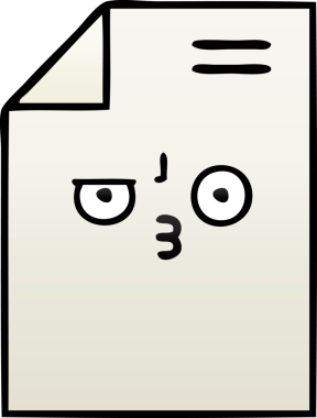 Bir insan tarafından çizilmiş kağıdın gölgeli karikatürü