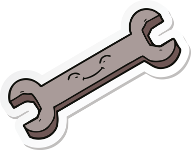 Bir insan tarafından çizilmiş çizgi film anahtarının çıkartması.