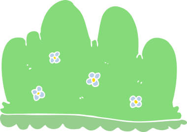 Bir insan tarafından çizilmiş düz renk çizgi film çiti