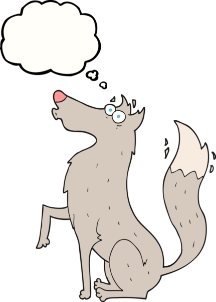 Bir insan tarafından çizilmiş serbest çizim baloncuk çizgi film kurdu.