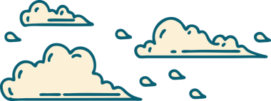 Bir insan tarafından çizilmiş geleneksel bir dövme şekli.