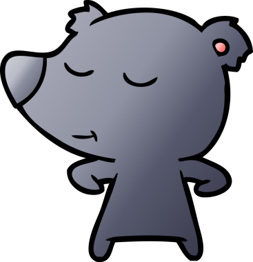 Bir insan tarafından çizilmiş bir çizgi film karakteri.