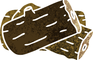 Bir insan tarafından çizilmiş retro illüstrasyon tarzı tuhaf çizgi film günlüğü