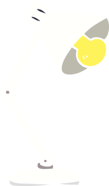 Bir insan tarafından çizilmiş karalama ofis lambası.