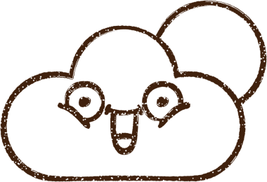 Bir insan tarafından çizilen Mutlu Bulut Kömürü