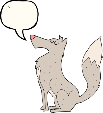 Bir insan tarafından çizilmiş serbest konuşma balonu çizgi film kurdu.