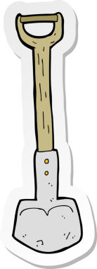 Bir insan tarafından çizilmiş kürek çıkartması.