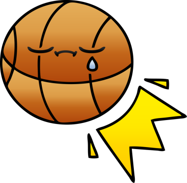 Bir insan tarafından çizilmiş bir topun gölgeli çizgi filmi.