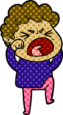 Bir insan tarafından çizilmiş öfkeli bir adam.