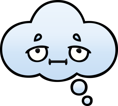 Bir insan tarafından çizilen düşünce baloncuğunun gölgeli çizimi