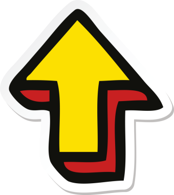 Bir insan tarafından çizilmiş sevimli bir çizgi filmin etiketi.