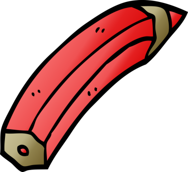 Bir insan tarafından çizilmiş karalama renkli kalem.