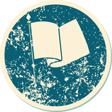 Bir insan tarafından çizilmiş bir bayrağın sembolik dövmeli resmi