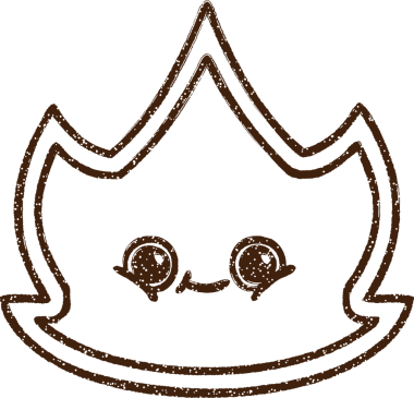 Bir insan tarafından çizilen Ateş Kömürü Çizimi