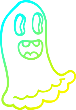 Bir insan tarafından çizilmiş ürkütücü bir karikatür çizimi.