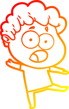 İnsan tarafından çizilmiş bir çizgi film karakteri.