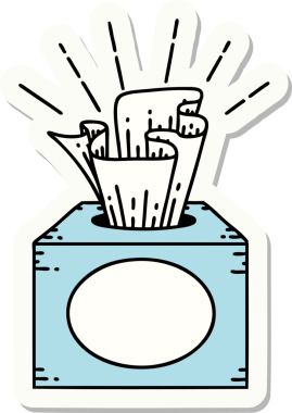 Bir insan tarafından çizilmiş dokuların dövme stili etiketi.