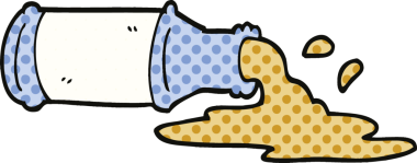 Çizgi roman tarzı bir insan tarafından çizilmiş bira.