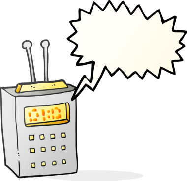 Bir insan tarafından çizilmiş serbest konuşma balonu karikatürü bilimsel aygıtı