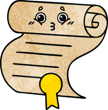 Bir insan tarafından çizilen kontratın retro grunge doku karikatürü