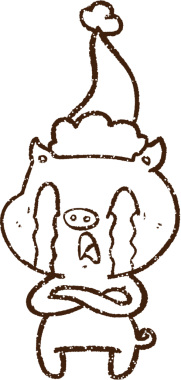 Ağlayan Domuz Kömürü Bir insan tarafından çizilmiş