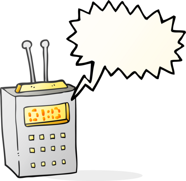 Bir insan tarafından çizilmiş serbest konuşma balonu karikatürü bilimsel aygıtı