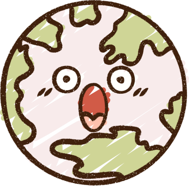 Bir insan tarafından çizilen Dünya Tebeşiri Gezegeni