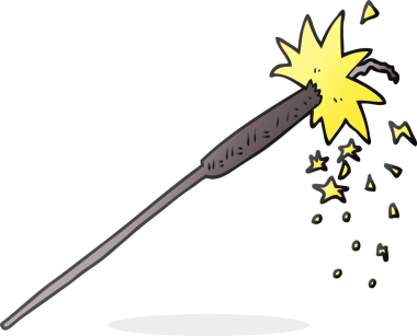 Bir insan tarafından çizilmiş serbest çizgi film maytap.