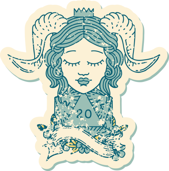 Retro Dövme Biçimi Bir insan tarafından çizilmiş doğal yirmi zar atışıyla düzenleme