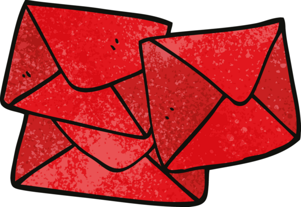 Bir insan tarafından çizilmiş karalama mektubu.