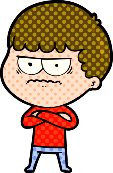 Bir insan tarafından çizilmiş rahatsız bir adam.