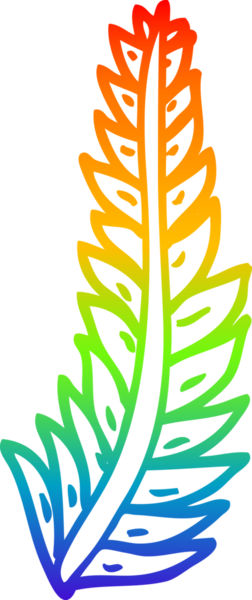 gökkuşağı gradyan çizgi çizimi bir insan tarafından çizilmiş siyah tüy