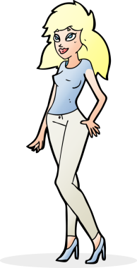 Bir insan tarafından çizilmiş güzel bir kadın.