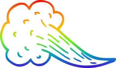 gökkuşağı gradyan çizgi çizimi bir insan tarafından çizilmiş bir çizgi ifade kabarcığı