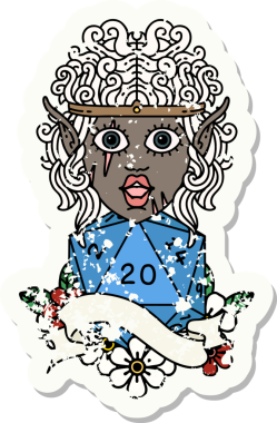 Retro Dövme Tarzı Barbar karakter yüzü Bir insan tarafından çizilmiş doğal yirmi zar ile