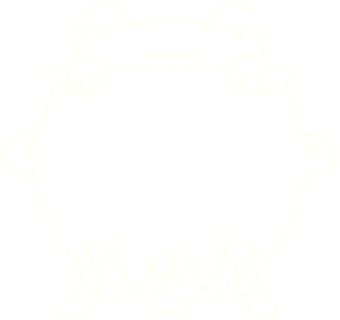 Bir insan tarafından çizilen Kazan Kurbağası Tebeşiri