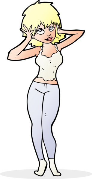 Bir insan tarafından çizilmiş güzel bir kadın.