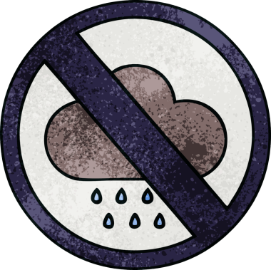 Bir insan tarafından çizilmiş fırtına yağmuru bulut işaretinin retro grunge deseni.