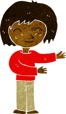 Çizgi filmdeki kadın bir insan tarafından çizilmiş.