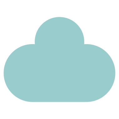 Bir insan tarafından çizilmiş yağmur bulutu