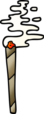 Bir insan tarafından çizilmiş vektör gradyan çizim karikatürü tıbbi eklem