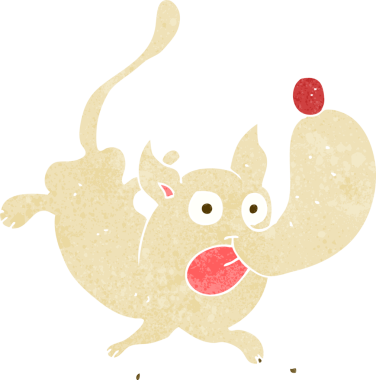 Bir insan tarafından çizilmiş komik bir köpek.