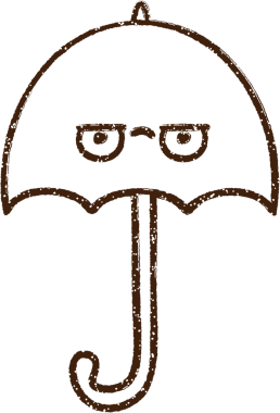 Bir insan tarafından çizilen Şemsiye Kömürü